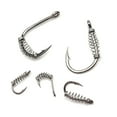 thumbnail image 2 of 100Pcs Fishing Hook Spring Carps Fishing Hook Steel Swivels Spring Single Explosions Hooks Part Fishing Tackles, 2 of 9