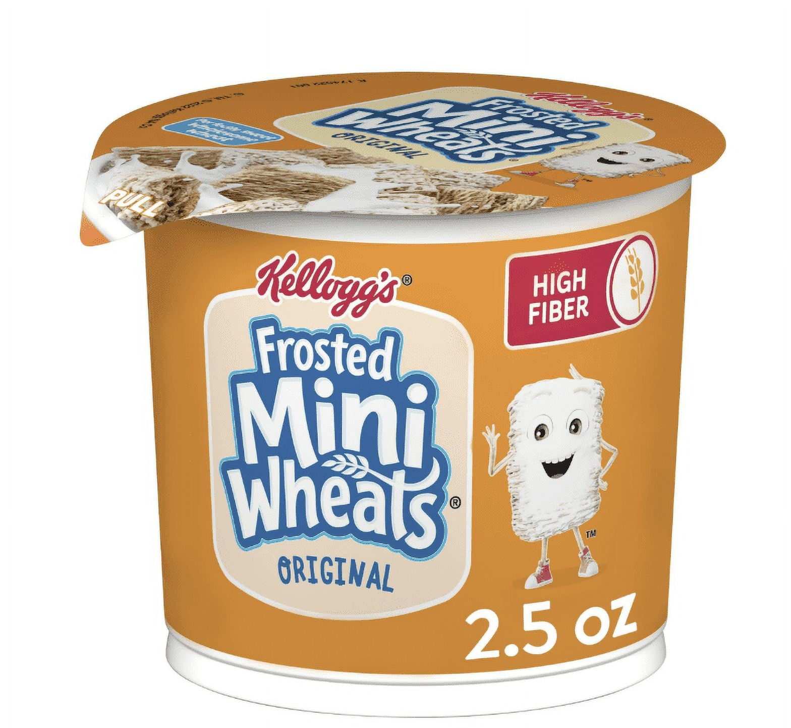 Kellogg's Breakfast Cereal Cups Variety Pack, 6 Count – Portable Single-Serve Cereal Cups for School Snacks, Quick Breakfast, Office & Travel