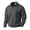 #Gray_013, variant on Domuza Mens Quarter Zip Lapel Collar Pullover Casual Lightweight Fleece Solid Color Comfort Soft Sweatshirt