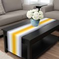 thumbnail image 4 of Orange Grey White Table Runner 120 Inches Long, Farmhouse Ombre Color Modern Simple Kitchen Coffee Dining Table Decoration for Home Party Birthday Wedding Home Decor 13x120 Inches, 4 of 8