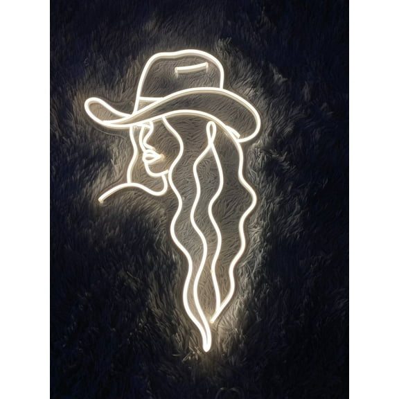 Handmadetneonsign Cowgirl Led Sign, Cowgirl Neon Sign, Wall Decor