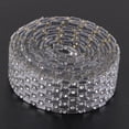 thumbnail image 2 of Rongfmy 1 Yard Rhinestone Ribbon Crystal Sewing DIY Crafts 8 Rows 20mm, 2 of 8
