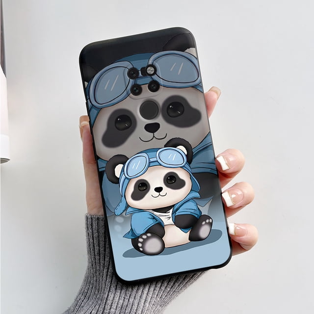 Case For Huawei Mate 20 Pro Coque Cute Rabbit Panda Cover Slim Soft Silicone Phone Case For Huawei Mate20 Pro 20Pro Fundas Capa Black-L05 For Mate 20 Pro