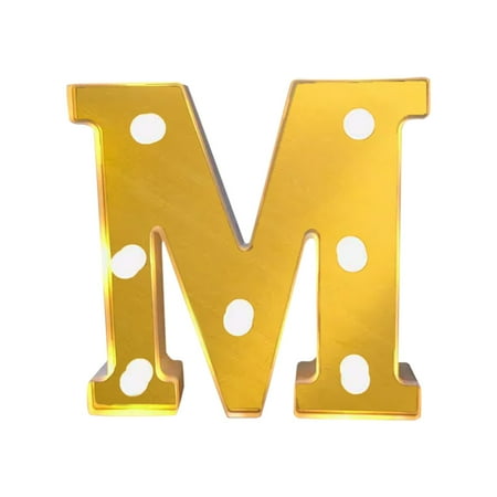 

Lovehome LED Letter Lights Light Up Plastic Letters Standing Hanging Warm Wihte Light