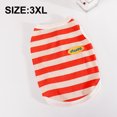 thumbnail image 2 of Camisa de verano de rayas finas para perros, adecuada para perros y gatos medianos y grandes, ropa ligera para mascotas, ropa suave, 2 of 5