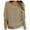 Khaki, variant on 3/4 Length Sleeve Womens Tops 2026 Trendy Casual Boat Neck Knitted Basic Plain Work Tshirt Womens Blouses