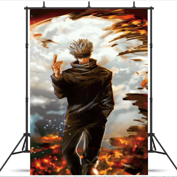Satoru Gojo Background school Wall Decor Taspestry Poster Banner Backdrop Party Supplies