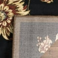 thumbnail image 5 of SAFAVIEH Lyndhurst Milo Floral Border Area Rug, Black/Multi, 5'3" x 7'6", 5 of 6