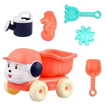 Cartoon Children Beach Toys Set , Suitable for Your Children to the Beach, Swimming Pool, Bathtub or red