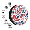 thumbnail image 5 of Gaeub Birds Flowers 14-17in Tire Cover, Spare Tire Cover, for Camper Caravan, Trailer, Car, Truck, SUV, Jeep - 14 inch, 5 of 9