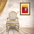 thumbnail image 3 of Moune, Pierre 24x32 Gold Ornate Wood Framed with Double Matting Museum Art Print Titled - Bateaux rouges, 3 of 4
