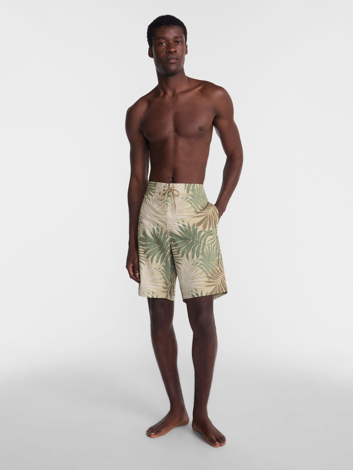 George Men's and Big Men's E-Board Swim Trunks with UPF 50+, 9" Inseam, Sizes S-3XL