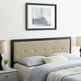 thumbnail image 7 of Modway Teagan Tufted Metal and Fabric Full Headboard in Black/Beige, 7 of 7