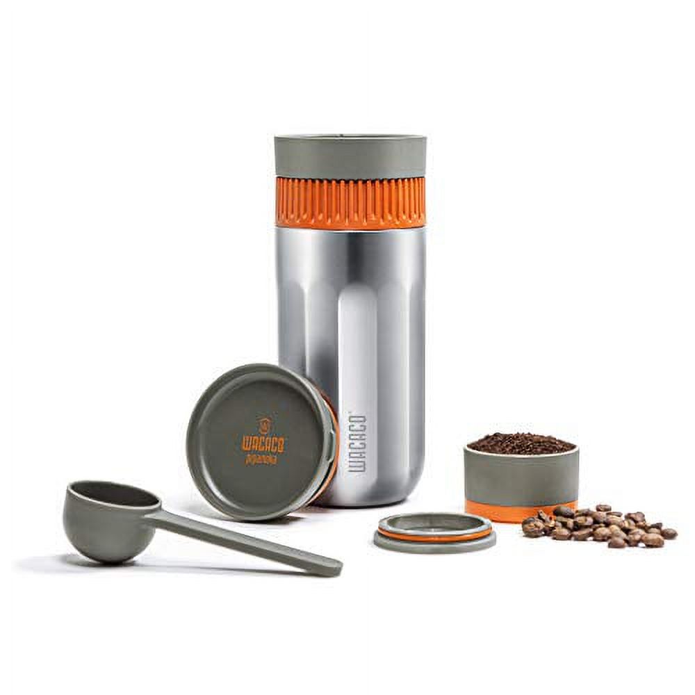 Wacaco Vacuum Pressured Single Serve Stainless Steel Mug Coffee Maker
