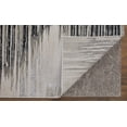 thumbnail image 3 of 7' X 10' Black and Silver Geometric Power Loom Area Rug, 3 of 8