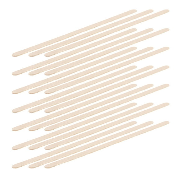 WASHWEPE Wooden Coffee Stirrer Beige 500Pcs 5.5x0.2x0.04In