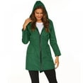 thumbnail image 3 of Women Waterproof Lightweight Rain Jacket Active Outdoor Hooded Raincoat, 3 of 5
