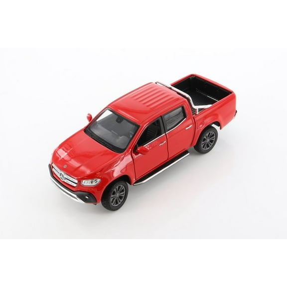 Mercedes-Benz X-Class Pickup Truck, Red - Welly 24100WR - 1/27 scale Diecast Model Toy Car