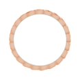 thumbnail image 2 of 14k Rose Gold Polished Woven Band Size 7 Ring for Women and Men - 2.0 Grams, 2 of 2