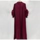 thumbnail image 1 of New Style Oversize Pleated Dress Round Neck Spliced Fungus Full Sleeve Long Dresses for Women 2023 New Spring ClothesOne Size Gao Jinjia LED, 1 of 2