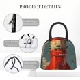 thumbnail image 4 of Lsque Rusty Rocket Launch Print Lunch Bag, Insulated Lunch Box, Small Leakproof Cooler Food Lunch Containers Reusable High Capacity Lunch Tote Bags, 4 of 6
