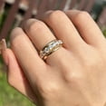 thumbnail image 4 of 3-Piece Wedding Band Set in S925 Sterling Silver Mom Wedding Band • Mothers Day Gift for Mom and Wife, 4 of 8