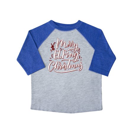 

Inktastic Merry Elfing Christmas Gift Toddler Boy or Toddler Girl T-Shirt