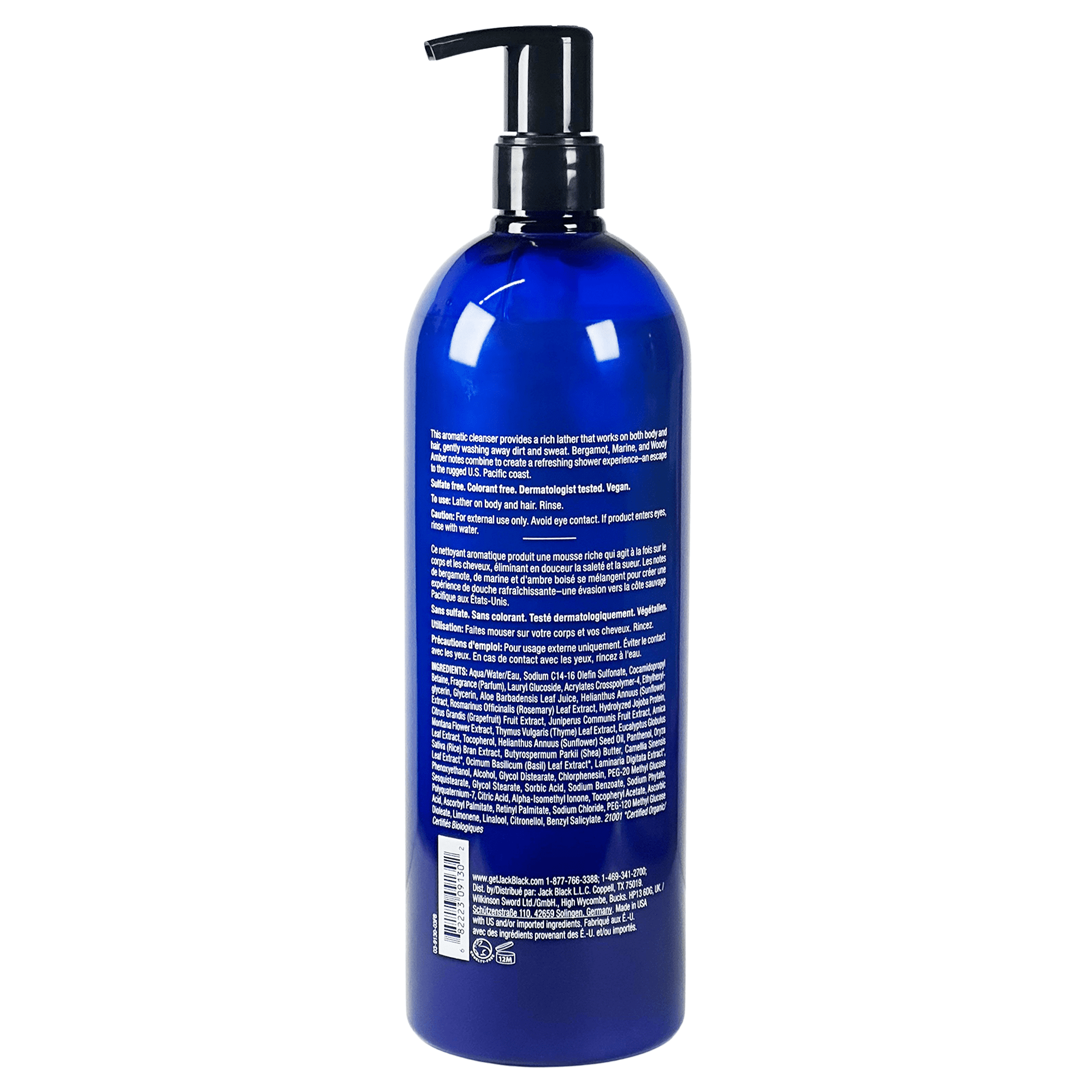 Jack Black Big Sir Body & Hair Cleanser 33 oz / 975 ml | Shampoo & Body Wash