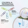 thumbnail image 4 of BAZIC Paper Clips 50mm Jumbo Large Size, Color Paper Clip Paperclips (100/Pack), 1-Pack, 4 of 7