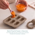 thumbnail image 5 of Silicone Baby Fruit Feeders with Freezer Tray, Tan, 2-Count, 5 of 6