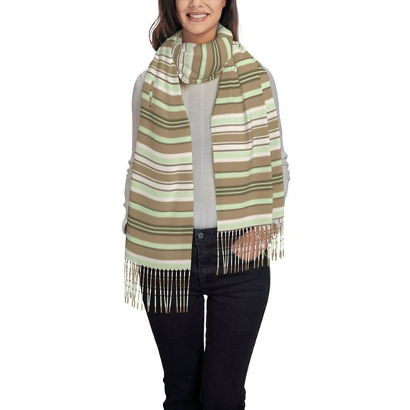 Lsque Happy Mexican Pattern Women's Traditional Scarf Wrap Tassel Shawl Fringes Neck Head Shawl Retro Scarf