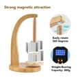 thumbnail image 5 of Magnetic Yarn Holder with Tool Organizer – Natural Wood Yarn Stand for Crochet and Knitting, 1 Pack, 5 of 8
