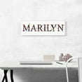 thumbnail image 2 of ARTCANVAS MARILYN Girls Name Room Decor Canvas Art Print - Size: 36" x 12" (1.50" Deep), 2 of 9