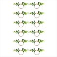 thumbnail image 1 of 12Pcs Eucalyptus Napkin Rings, Wood Bead Napkin Rings Farmhouse Leaf Spring Napkin Rings for Dining Table Decorations,12 x Eucalyptus Napkin Rings,Green, 1 of 7