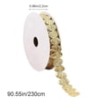 thumbnail image 3 of DefiDgd Easter Ribbon Roll,Spring Gift Wrapping Eggs Bunny Carrot Craft Ribbon for Gift Wrapping Easter Basket Wreaths Decoration(Gold), 3 of 6