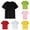 White 1PCS & Yellow 1PCS & Red 1PCS & Green 1PCS & Black 1PCS & Pink 1PCS, variant on LUOGENLI 6Pcs T-shirts for Boys Kids T Shirts Short Sleeve Plain Top Tees Boy & Girl Unisex Toddler Children Crew Neck T Shirt Easter Shirts for Boys 10-12 Trendy Size 3XL