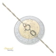 thumbnail image 4 of Gargantilla Italiana 14k De Elefante Y Bolas Tricolor, 4 of 5
