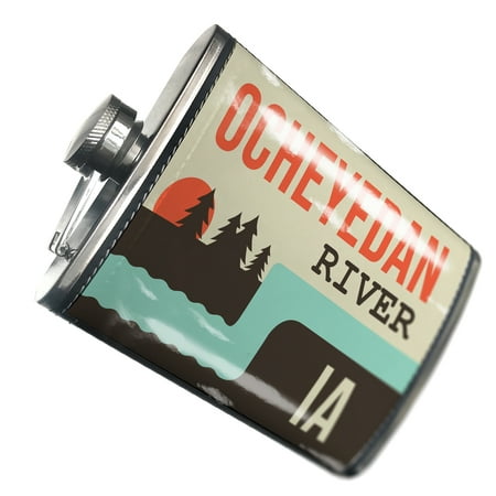 

NEONBLOND Flask USA Rivers Ocheyedan River - Iowa