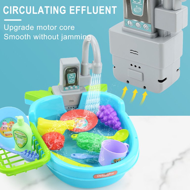 Tarmeek Baby Toy Gifts Children's Electric Dishwasher Toys Mini