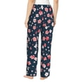 thumbnail image 2 of Bingfone Pajamas for Women,Cherry Blossoms Pajama Pants with Pockets-Small, 2 of 7