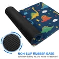 thumbnail image 6 of Long Mouse Pads for Desk,DarkBlue Dinosaurs Stars Hearts Desk Mats on Top Of Desks, Desk Mouse Pad Extra Large with 3mm Non-Slip Base and Stitched Edge for Gaming,Office,Work,Home 31.5"x11.8", 6 of 6