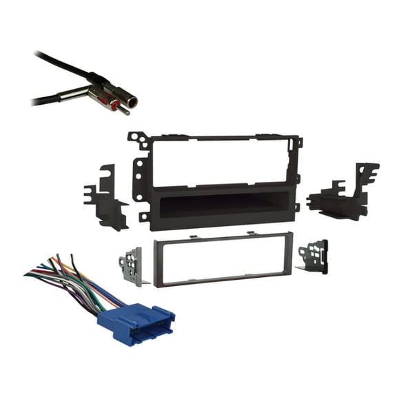 Fits Oldsmobile Cutlass Supreme 1995-1997 Metra Single DIN Dash Kit with Harmony Radio Harness