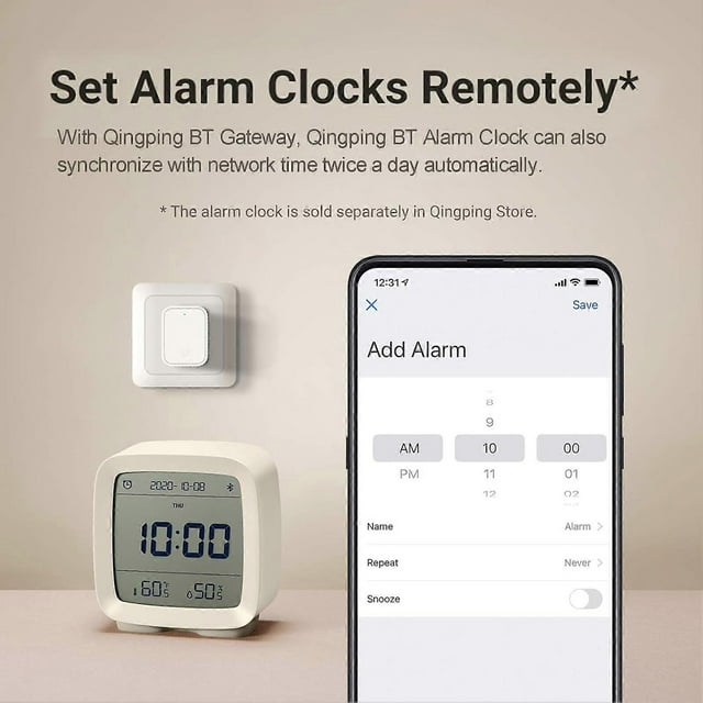 BT Gateway Smart Home Gadgets Smart Home Hub for Qingping for Mi Home APP Remote Environment Monitoring