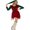 Red, variant on Christmas Elf Costume for Women Dress with Hat Jovie Elf Cosplay Suit Xmas Holiday Outfits for Party