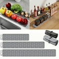 thumbnail image 6 of Silicone Drying Mats Bar Mat Dish Drying Sink Mat Bundle Storage 35Cm,55Cm,70Cm Black 35Cm 2Pcs YIWEI, 6 of 6