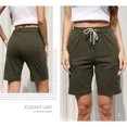 thumbnail image 3 of Bermudas Casuales Para Mujer Con Cordón Elástico Ajustable, 3 of 4