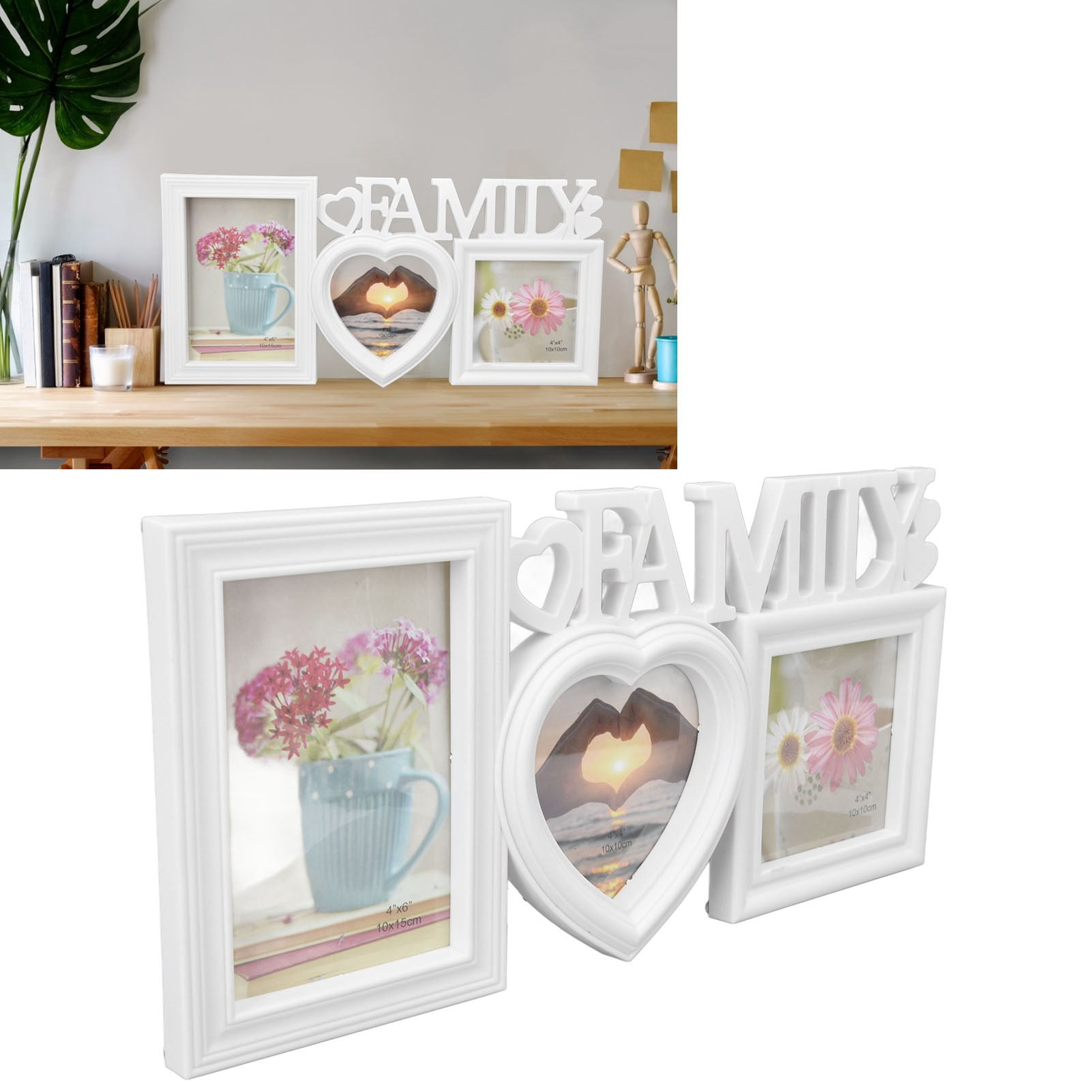 LYUMO Picture Frame Unique Design Modern Style Beautiful Stylish 3 Hole