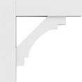 thumbnail image 3 of 3"W x 18"D x 18"H Standard Merced Architectural Grade PVC Bracket with Block Ends, 3 of 4