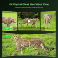 thumbnail image 2 of AUOSHI 4G LTE Cellular Trail Camera Wireless, 4K Solar Powered Game Camera with Night Vision Motion Activated IP66 Waterproof, Hunting Security Camera with SIM Card, 120°Wide Angle, 2 of 7