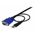 thumbnail image 6 of StarTech SVECONUS6 StarTech.com 6 ft 2-in-1 Ultra Thin USB KVM Cable - for KVM Switch - 6 ft - Black, 6 of 6